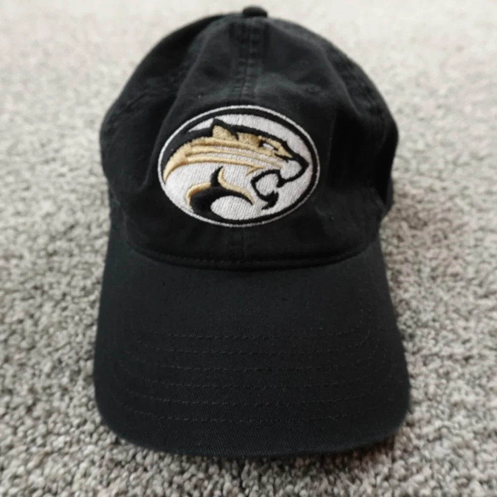 Simons Cougars Hat Mens Black Adjustable Strap Back Baseball Cap Kentucky School